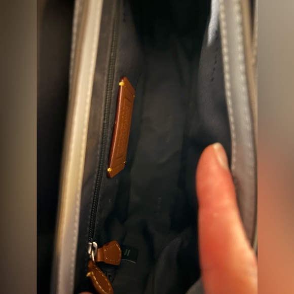 Coach Cassie Crossbody 19 in Grey Blue Croc - Picture 4 of 4